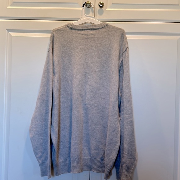 Dockers Light Gray Window Pane Crewneck Sweater Cotton Size XL Men’s EUC - Picture 4 of 4